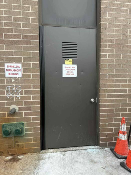 steel security door install 01