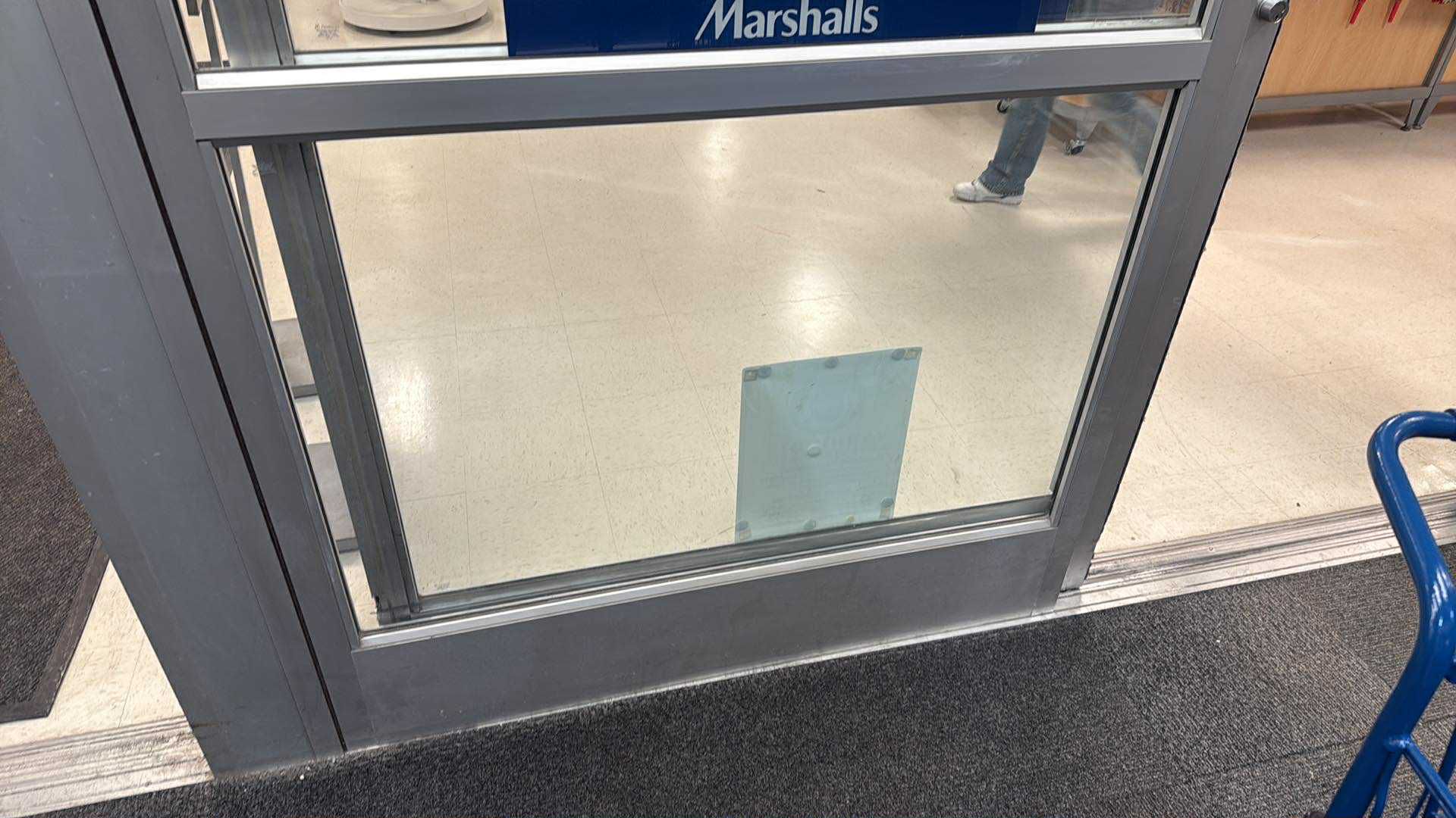New storefront door glass panel replacement